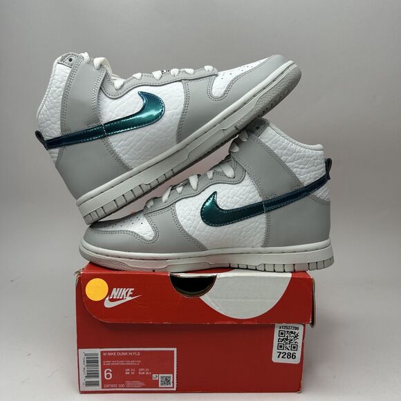 Nike Dunk High WMNS FLS “Summit White Grey Fog” 2023